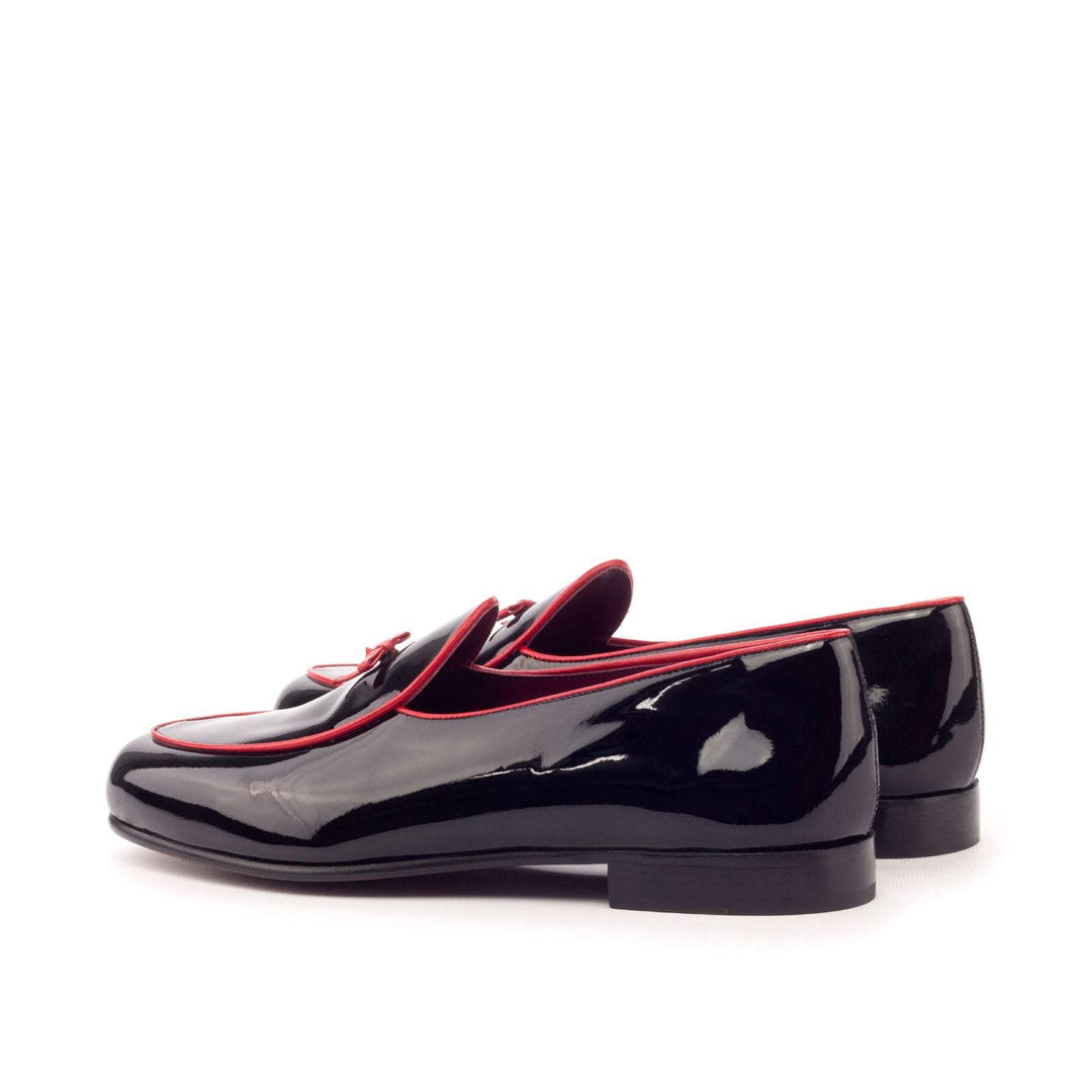 Men's Belgian Slippers Leather Black 3117 3- MERRIMIUM