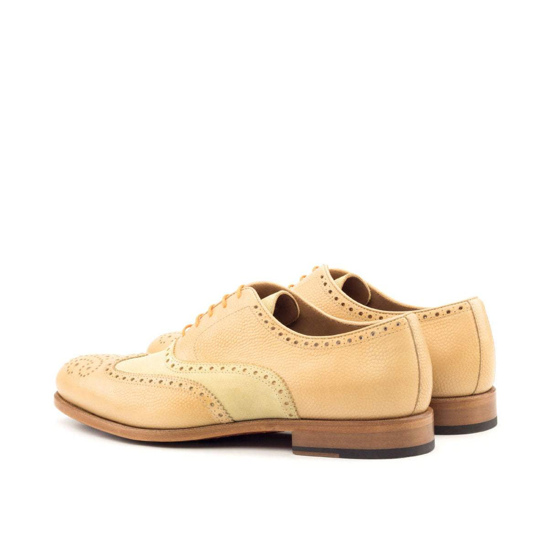 Men's Full Brogue Shoes Leather Brown 2718 4- MERRIMIUM