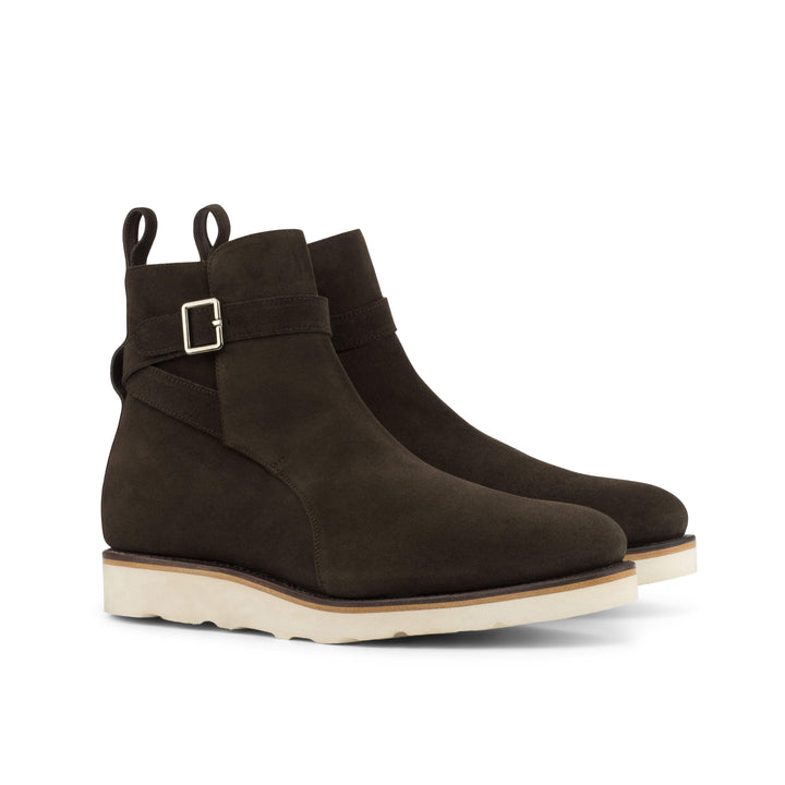 Men's Jodhpur Boots Leather Goodyear Welt Dark Brown 4295 3- MERRIMIUM