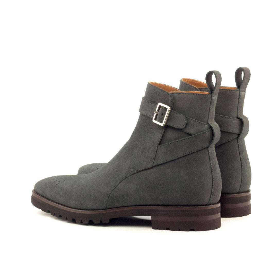 Men's Jodhpur Boots Leather Grey 2965 4- MERRIMIUM