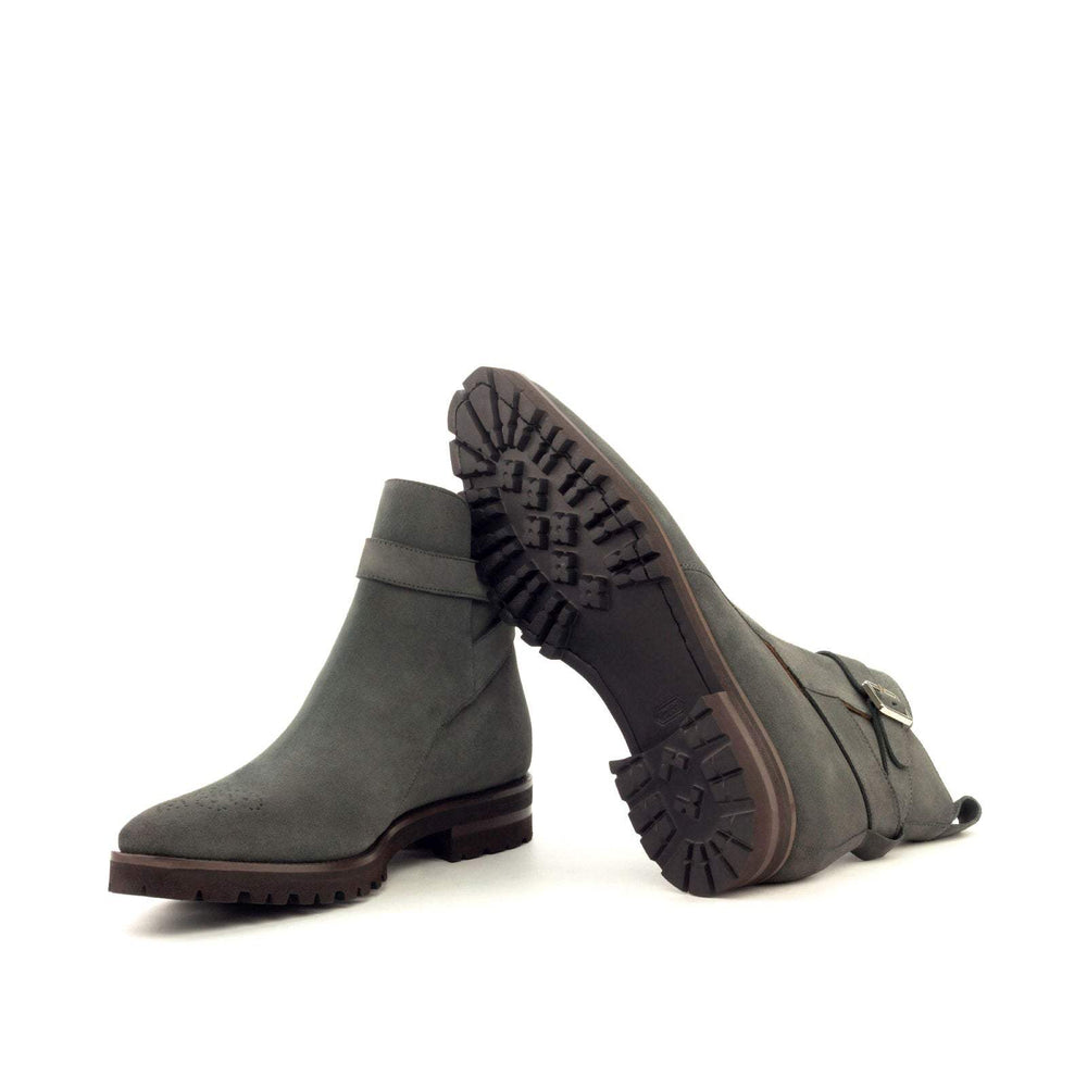 Men's Jodhpur Boots Leather Grey 2965 2- MERRIMIUM