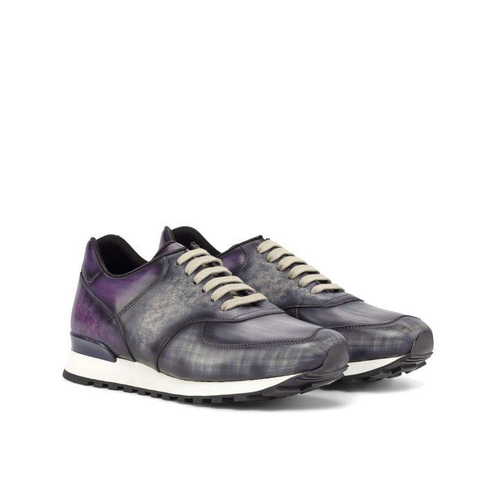 Men's Jogger Sneakers Patina Grey Violet 4794 3- MERRIMIUM