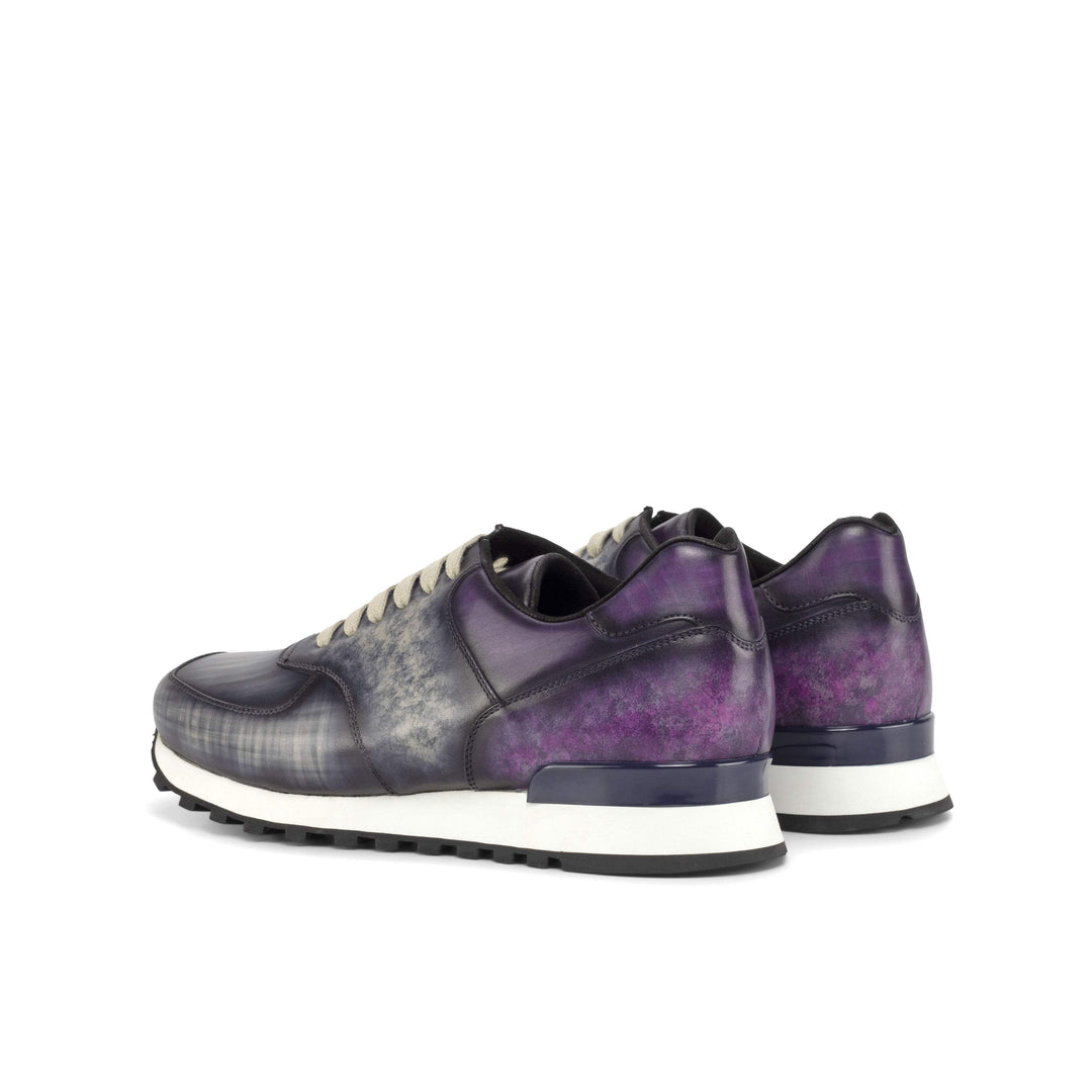 Men's Jogger Sneakers Patina Grey Violet 4794 4- MERRIMIUM