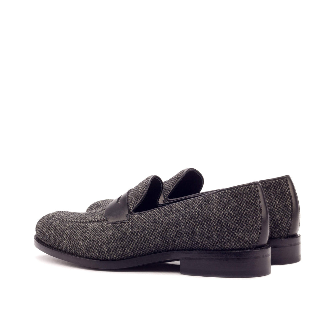 Men's Loafer Shoes Leather Goodyear Welt Grey Black 3285 4- MERRIMIUM