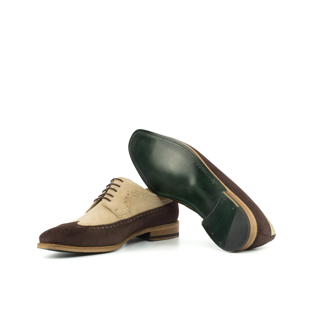 Men's Longwing Blucher Shoes Leather Brown 4173 2- MERRIMIUM
