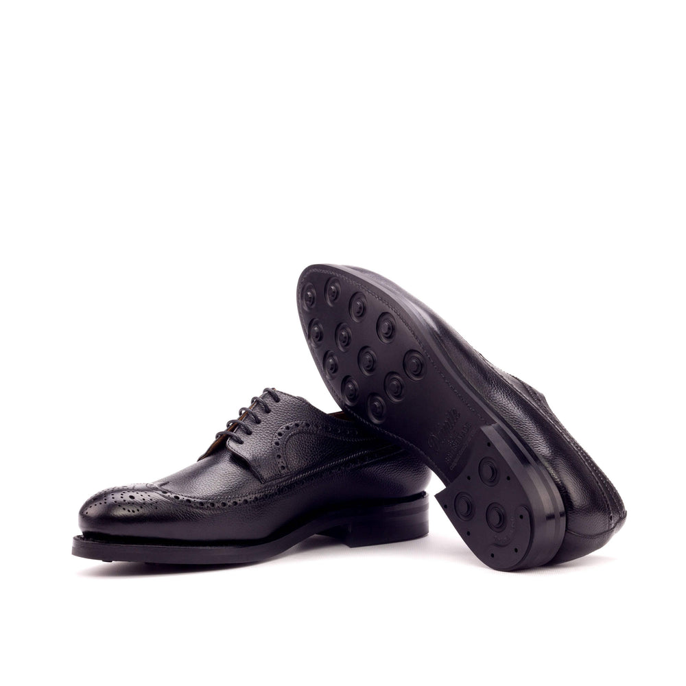 Men's Longwing Blucher Shoes Leather Goodyear Welt Black 3229 2- MERRIMIUM