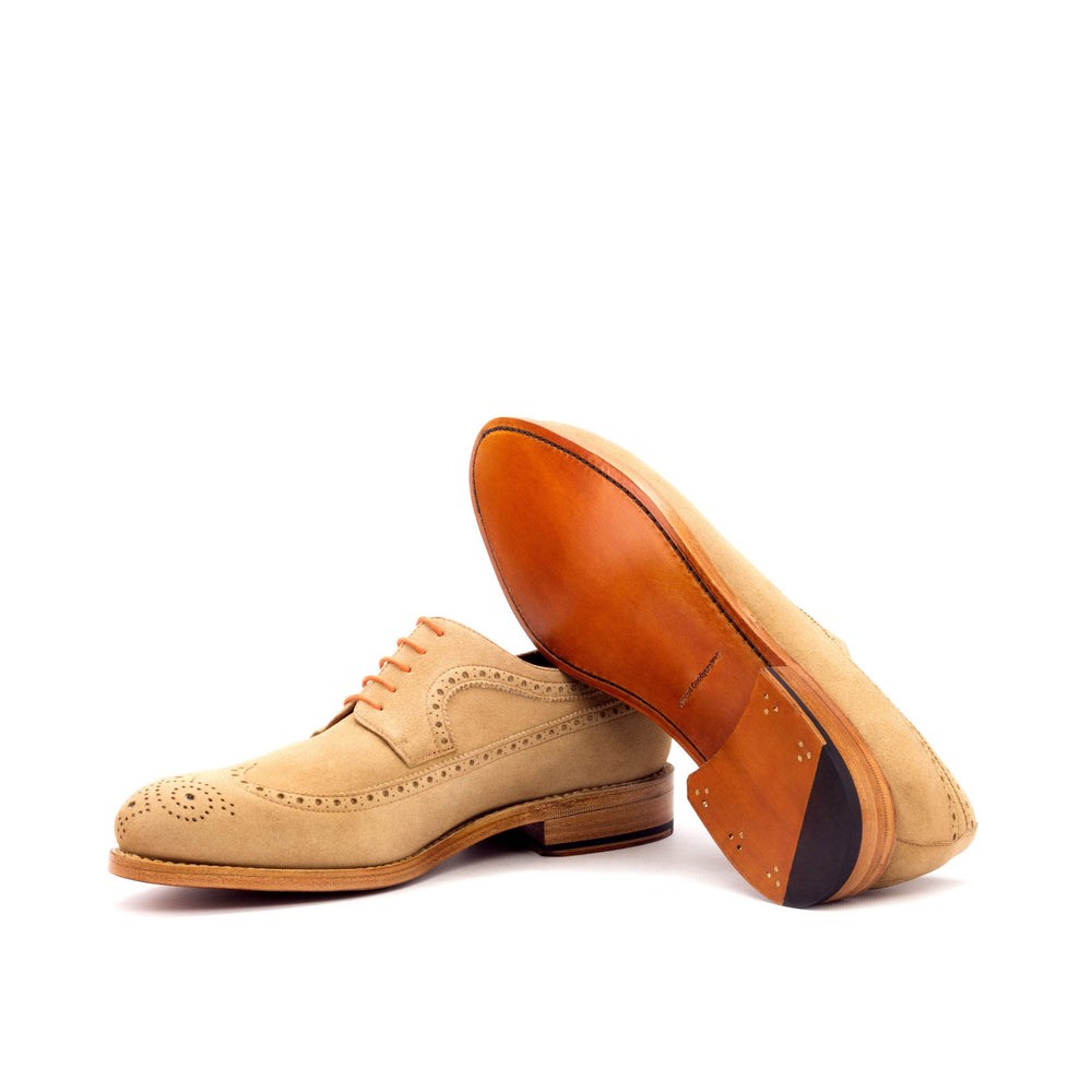 Men's Longwing Blucher Shoes Leather Goodyear Welt Brown 3263 2- MERRIMIUM