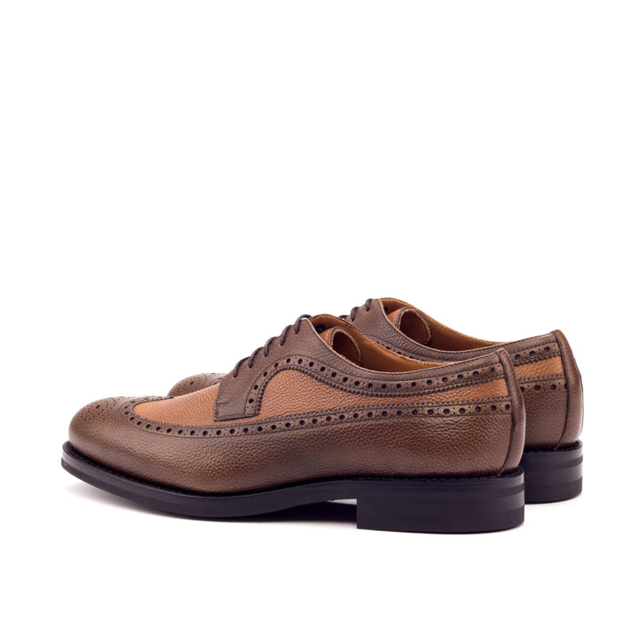 Men's Longwing Blucher Shoes Leather Goodyear Welt Brown Dark Brown 3230 3- MERRIMIUM