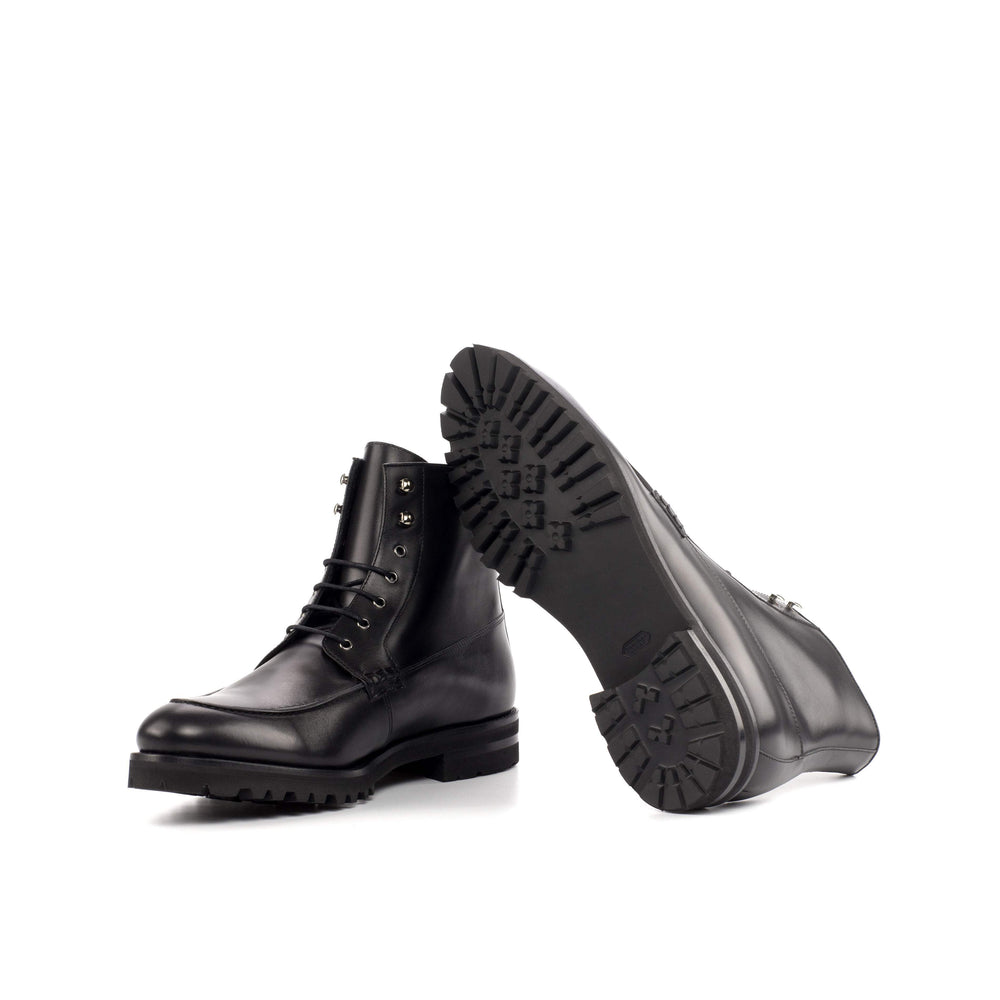 Men's Moc Boots Leather Black 4478 2- MERRIMIUM