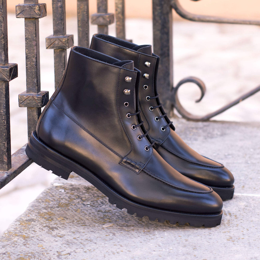 Men's Moc Boots Leather Black 4478 1- MERRIMIUM--GID-3145-4478