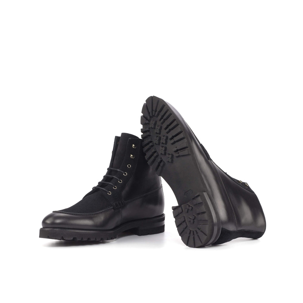 Men's Moc Boots Leather Black 4593 2- MERRIMIUM