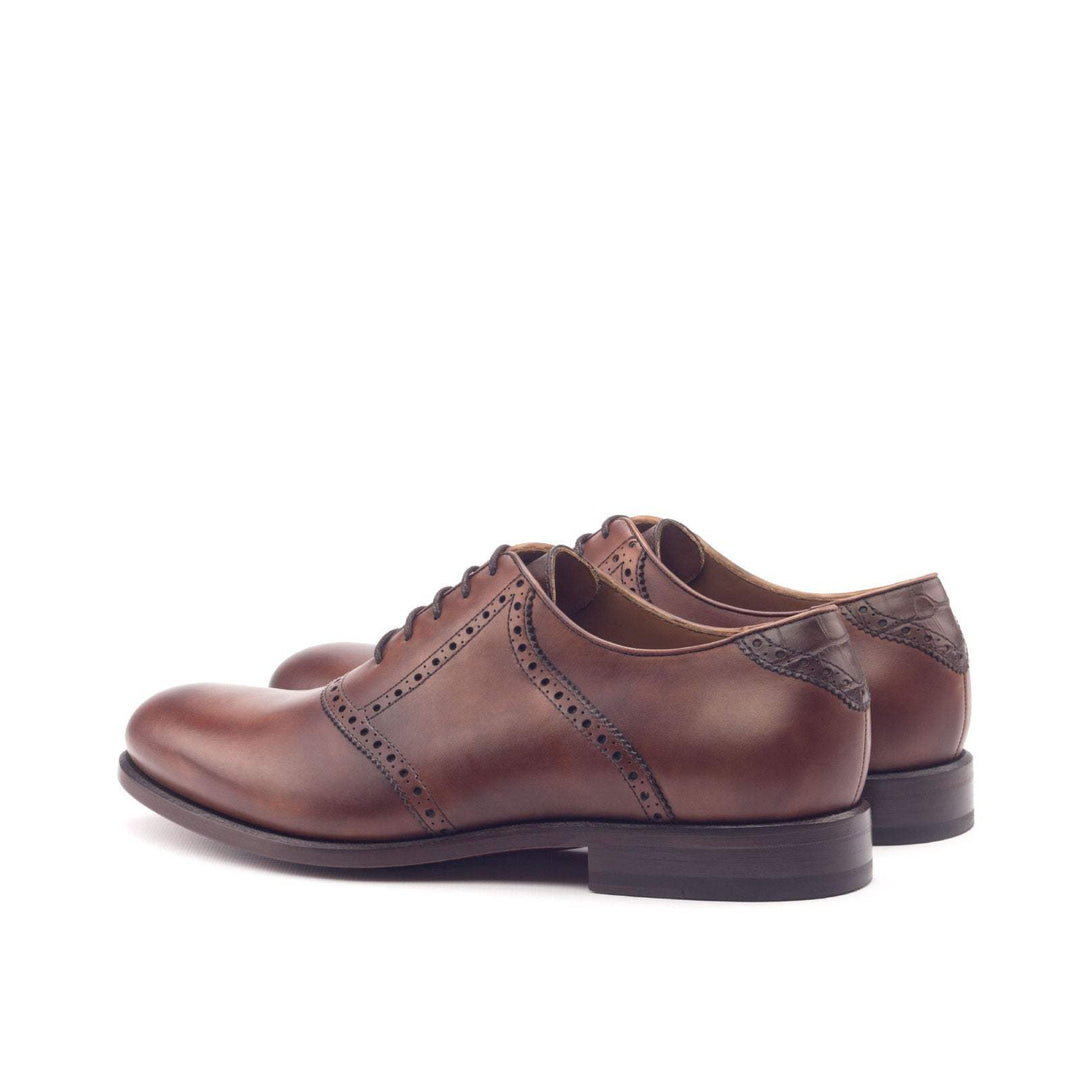 Men's Saddle Shoes Leather Brown 3033 4- MERRIMIUM