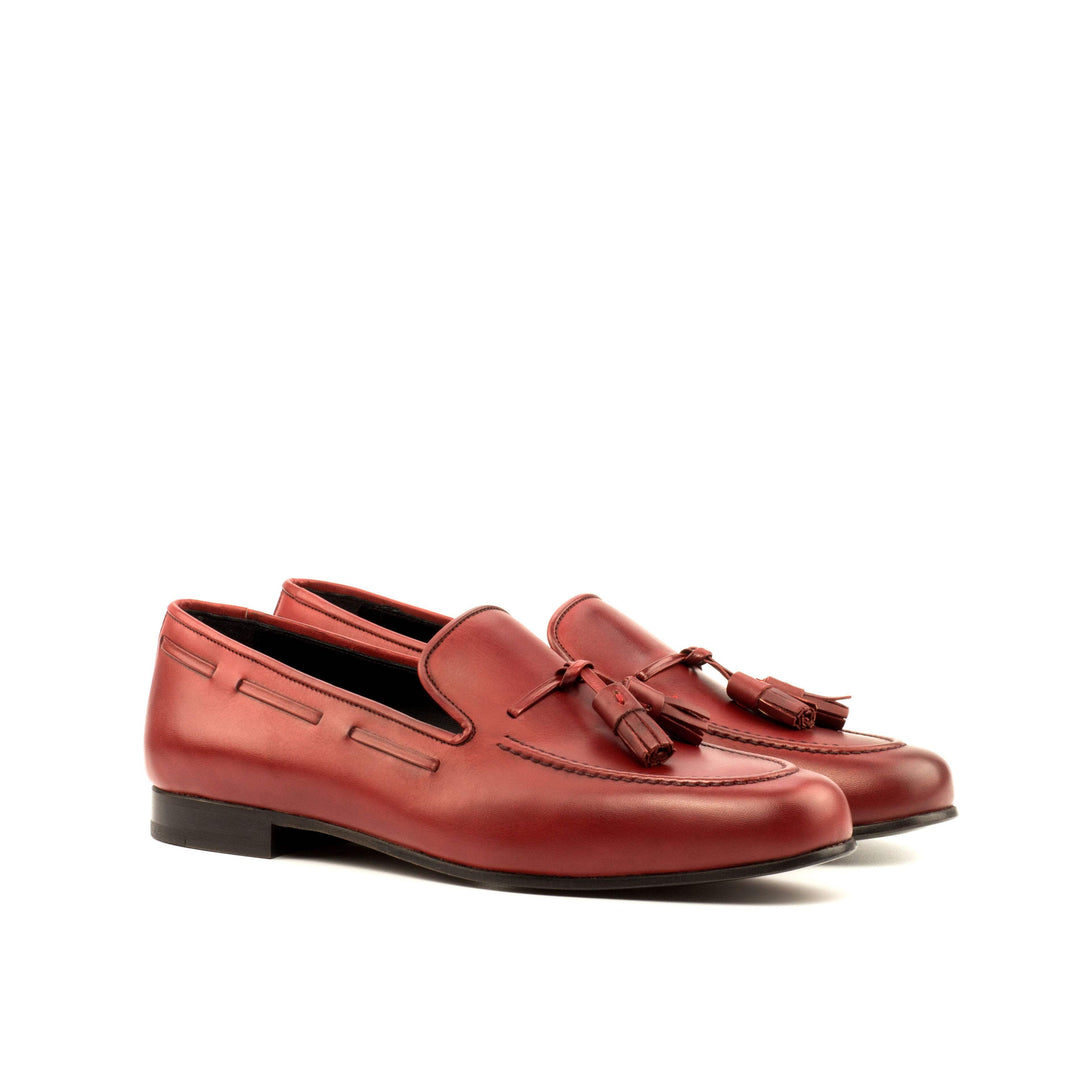 Men's Wellington Slippers Leather Red 3652 4- MERRIMIUM