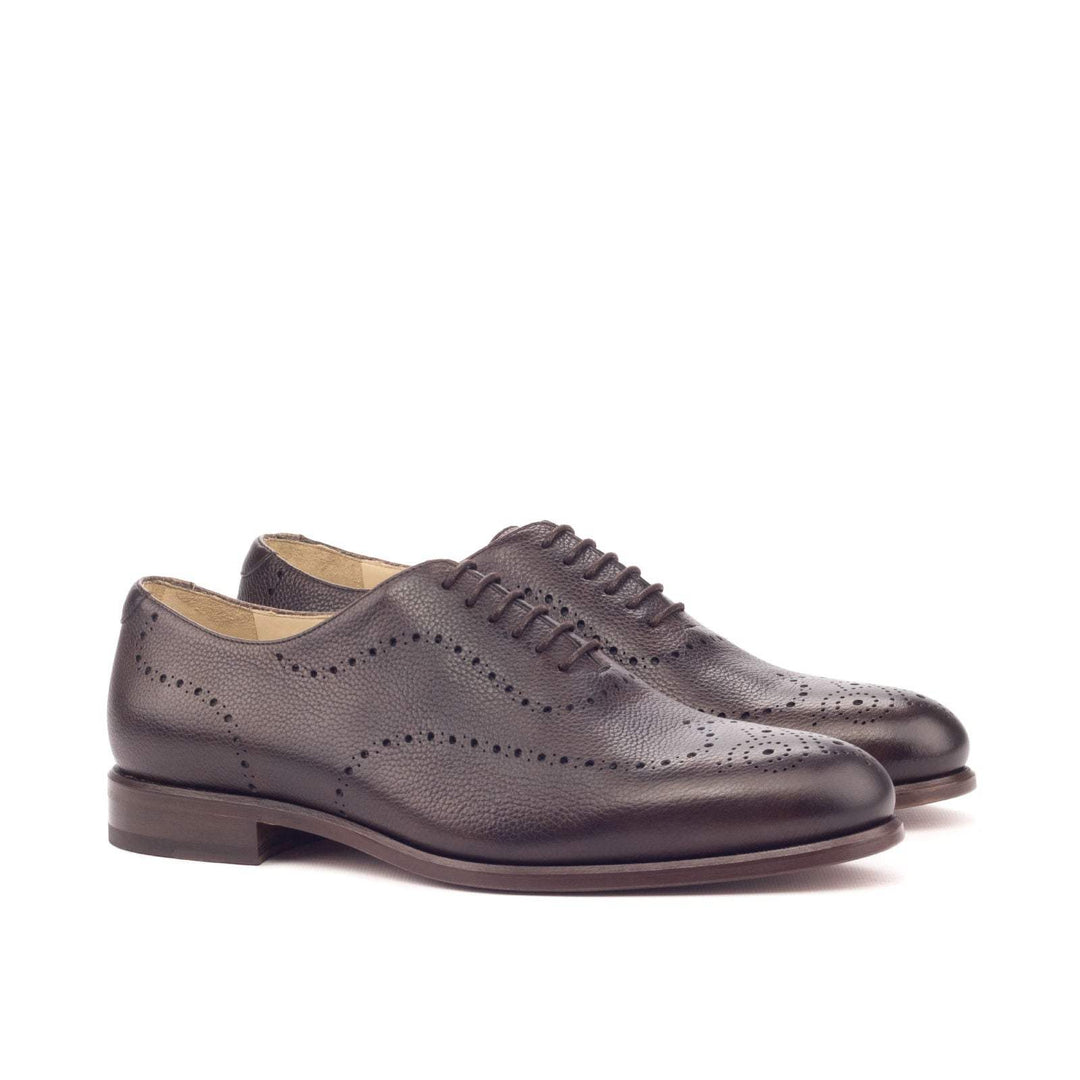 Men's Wholecut Shoes Leather Dark Brown 3114 3- MERRIMIUM
