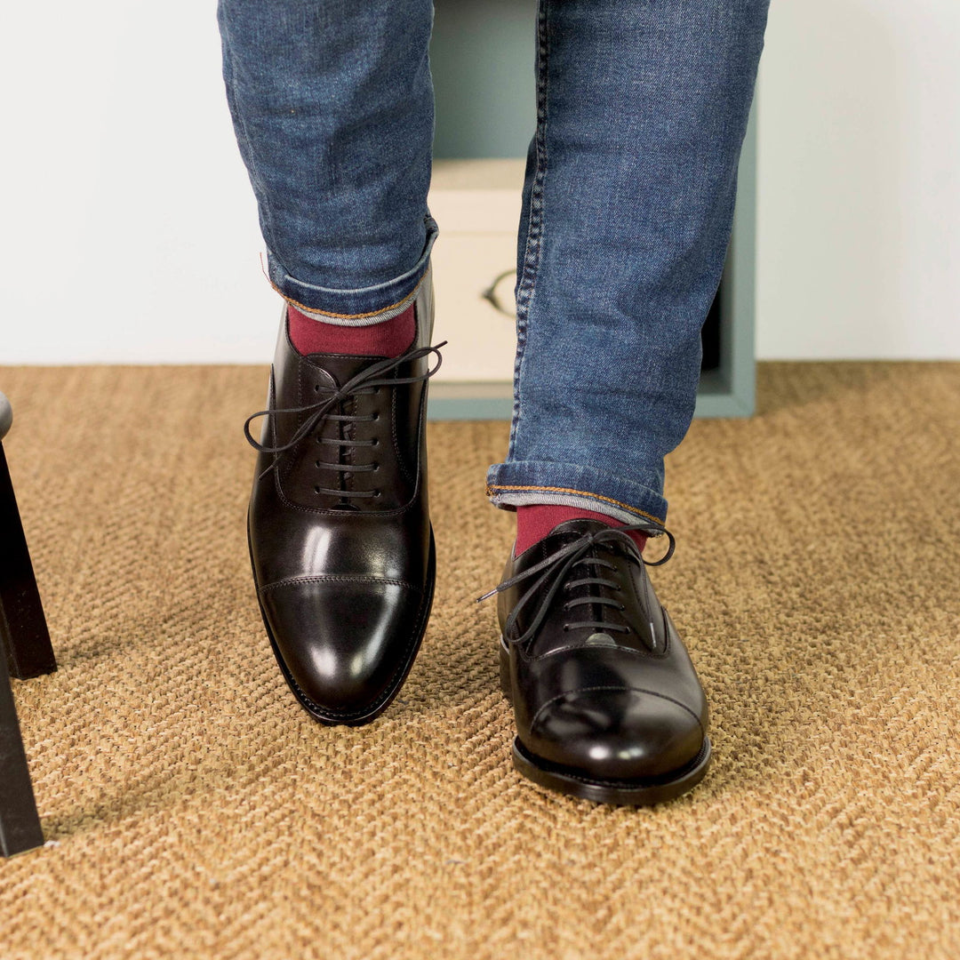 Men's Oxford Leather Shoes Wide Plus Size 5913 1 MERRIMIUM