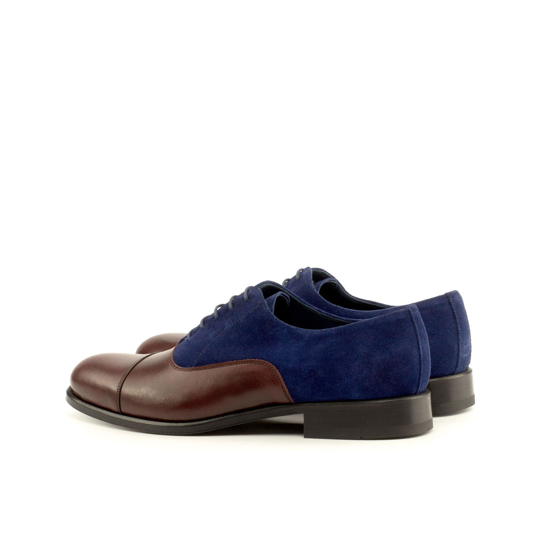 Oxford-Suede, Painted Calf, Blue, Burgundy 4-MERRIMIUM