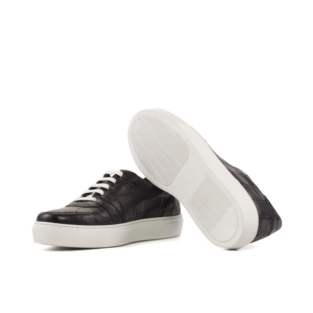 Women's Leather Trainers Black 5205 2 MERRIMIUM