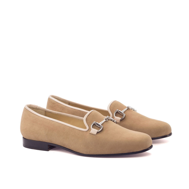 Women's Rose Leather Slippers Brown 3206 4 MERRIMIUM