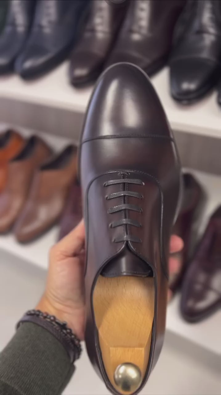 Men's Oxford Leather Shoes Wide Plus Size 5996 1 MERRIMIUM Video