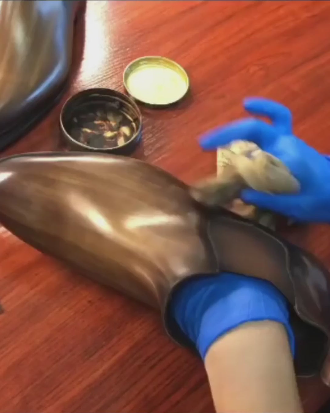 Men's Chelsea Boots Classic Patina Leather Goodyear Welt Wide Plus Size Dark Brown 5561- video