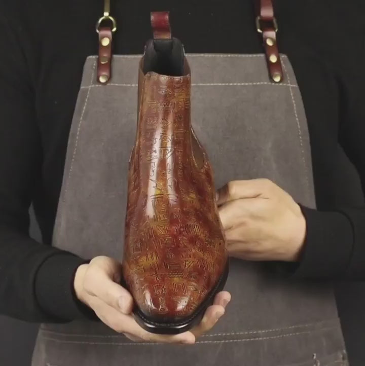 Chelsea Boot Goodyear welt Patina Egyptian Limited Edition