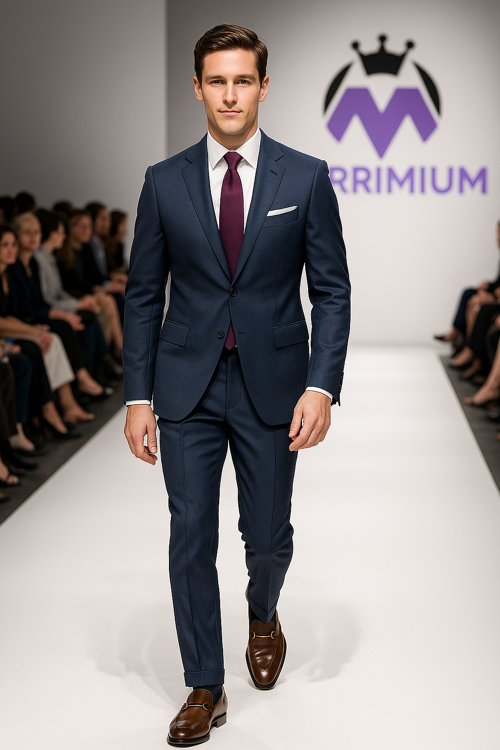 Men's Loafer Shoes Patina Leather Wide Plus Size Brown Dark Brown 2355