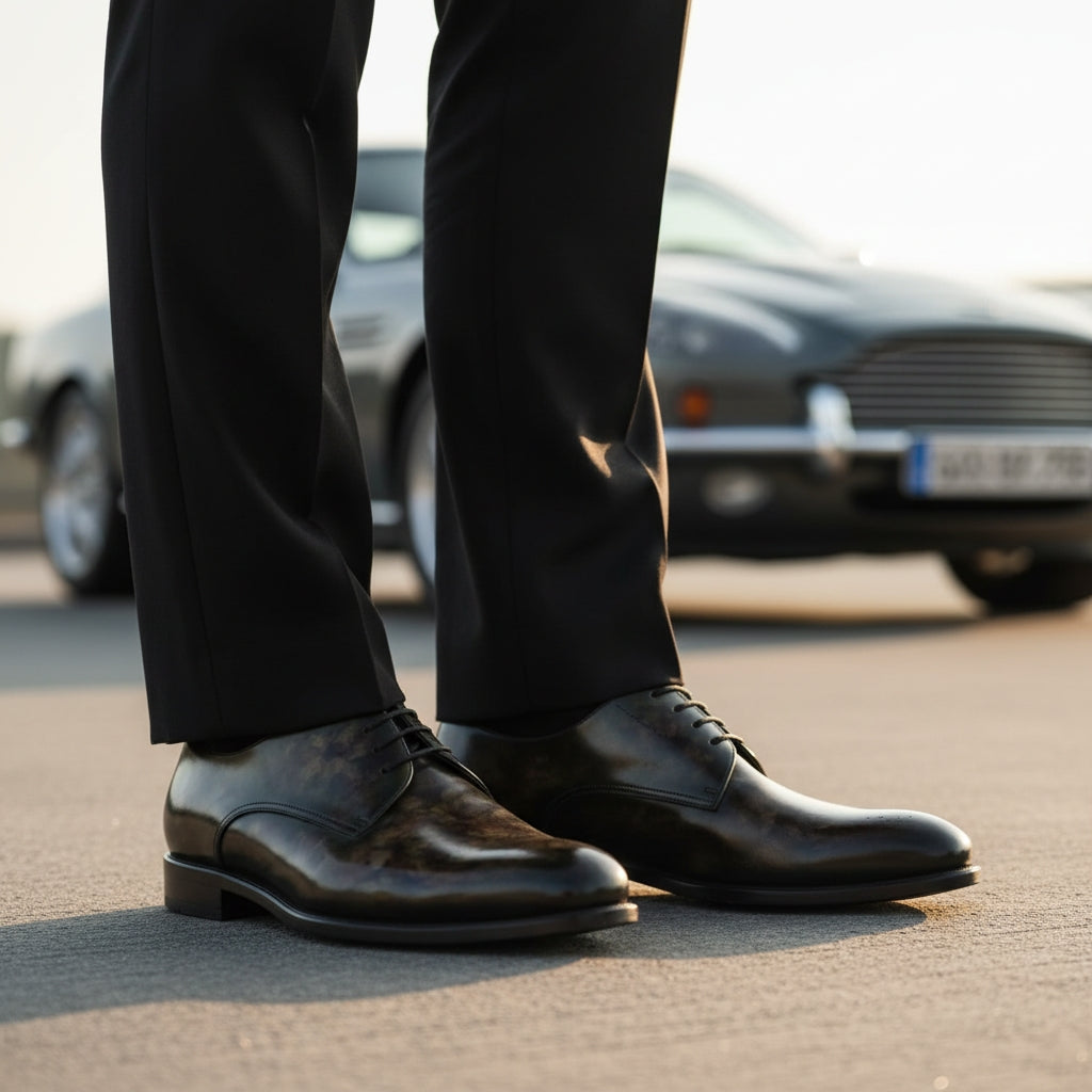 Men's Robin Cezanne Derby Patina Goodyear welt Shoes Limited Edition