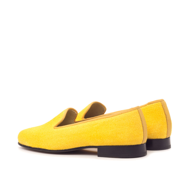 Women's Rose Leather Slippers Yellow 3442 3 MERRIMIUM