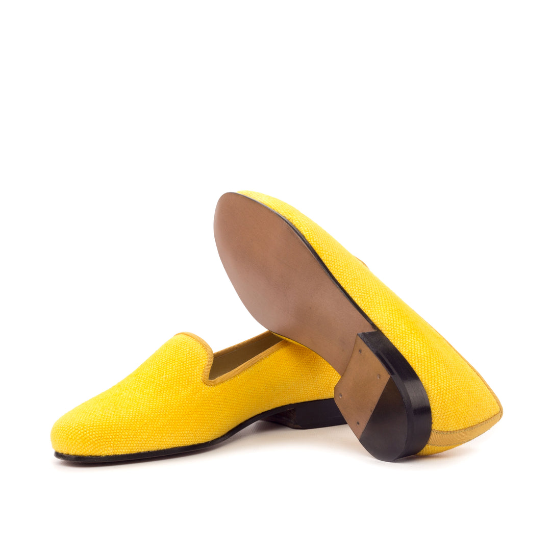 Women's Rose Leather Slippers Yellow 3442 2 MERRIMIUM