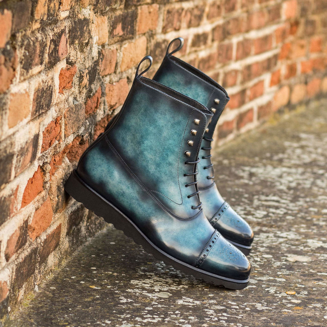 Balmoral Boot-Patina, Blue 1-MERRIMIUM-WS