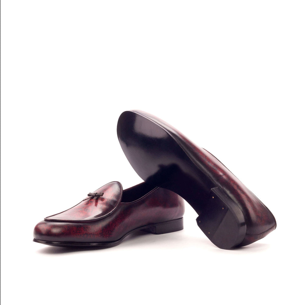 Belgian Slipper-Patina, Burgundy, Dark Brown 2-MERRIMIUM-WS