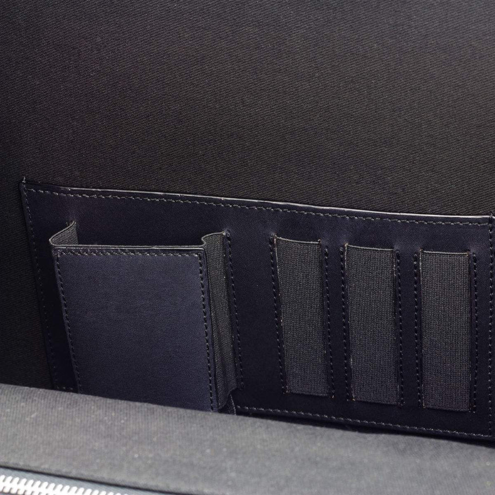 Briefcase Leather Black 2875 2- MERRIMIUM