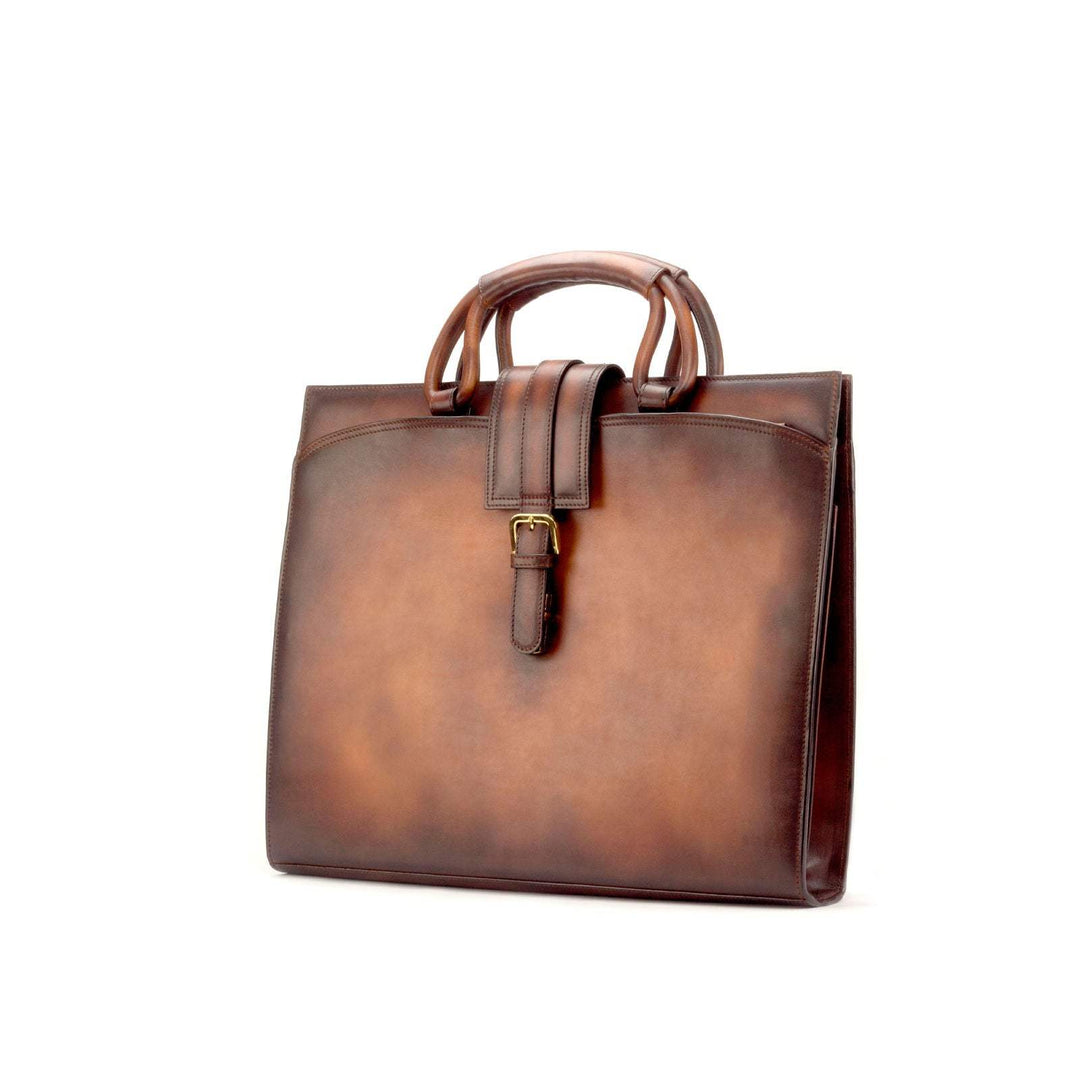 Briefcase Leather Brown 2923 4- MERRIMIUM