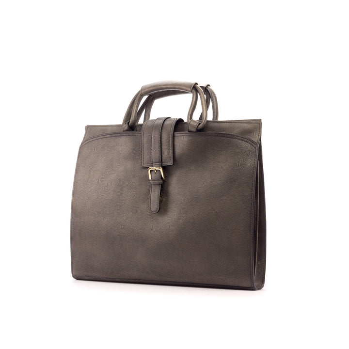 Briefcase Leather Grey 3159 4- MERRIMIUM