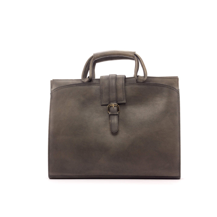 Briefcase Leather Grey 3159 3- MERRIMIUM