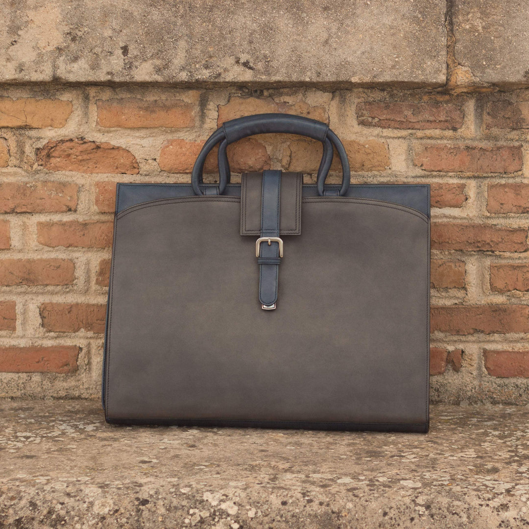 Briefcase Leather Grey Blue 3147 1- MERRIMIUM--GID-1936-3147