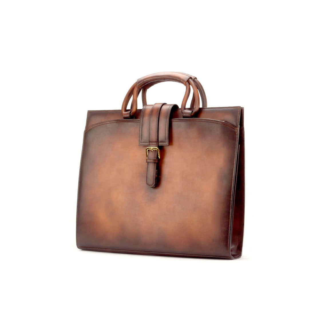 Briefcase Leather Brown 2923 4 MERRIMIUM