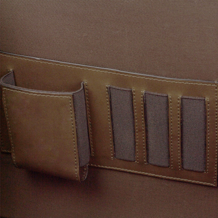 Briefcase Leather Brown Dark Brown 2876 - MERRIMIUM