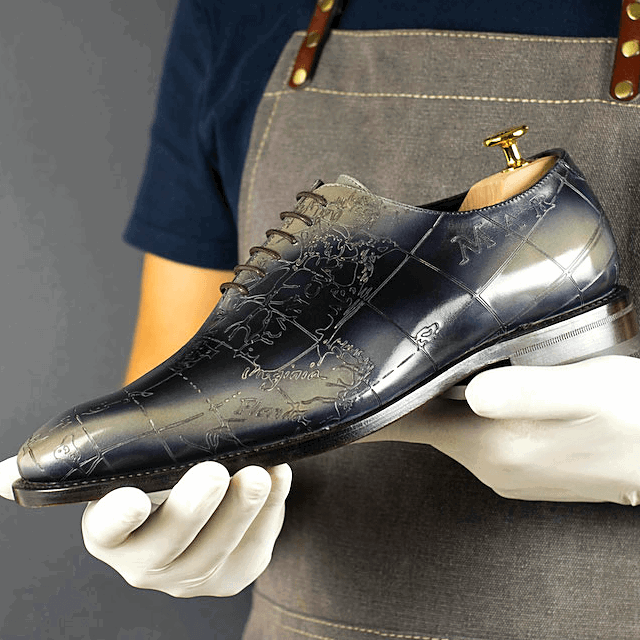 Cartography Reverse Patina Wholecut Goodyear Welt Shoes Limited Edition-Wholesale - MERRIMIUM
