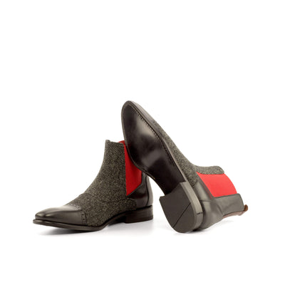 Chelsea Multi Boot-Painted Calf, Box Calf, Sartorial, Red, Black 2-MERRIMIUM