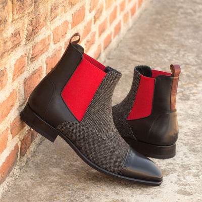 Chelsea Multi Boot-Painted Calf, Box Calf, Sartorial, Red, Black 1-MERRIMIUM--GID-2930-4214
