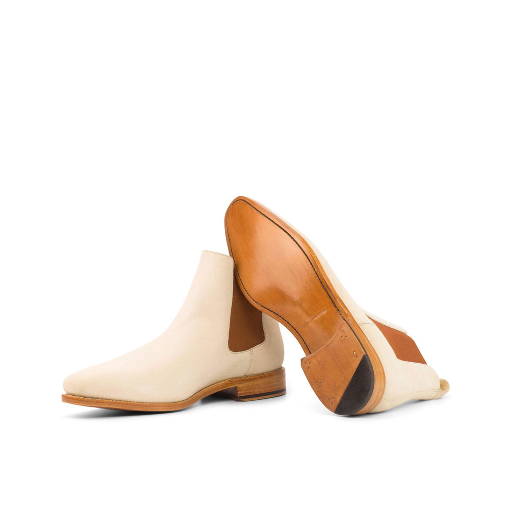 Chelsea Boot Classic-Kid Suede, White 2-MERRIMIUM-WS
