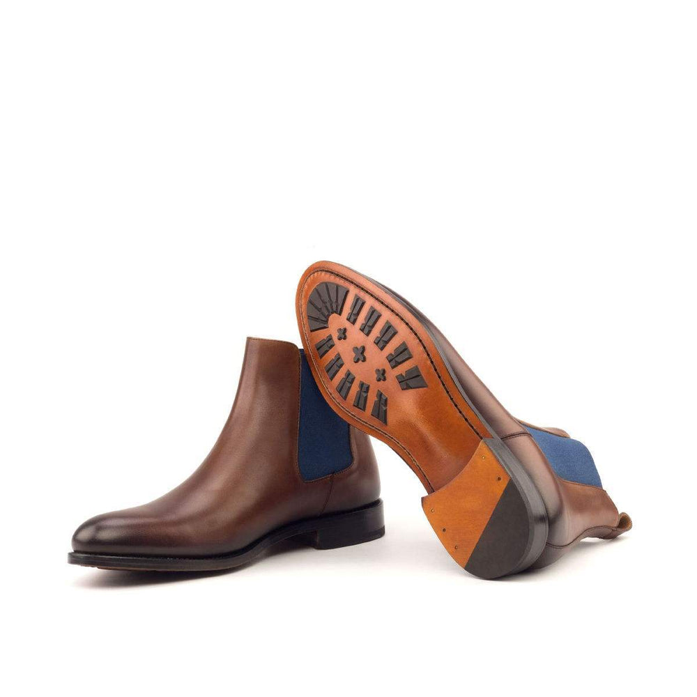 Chelsea Boot Classic-Painted Calf, Brown 2-MERRIMIUM-wholesale