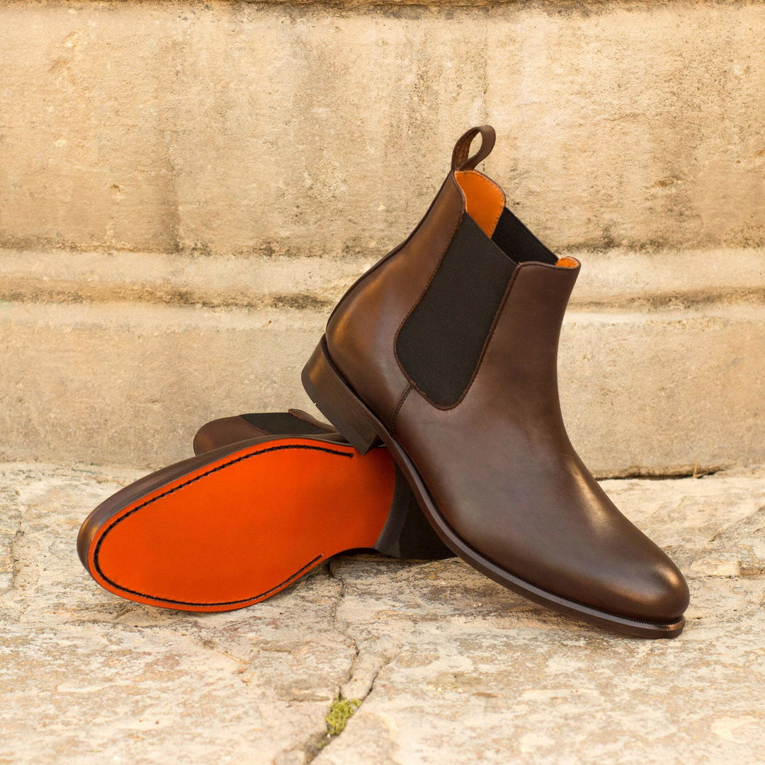 Chelsea Boot Classic-Painted Calf, Dark Brown 1-MERRIMIUM--GID-2981-3995