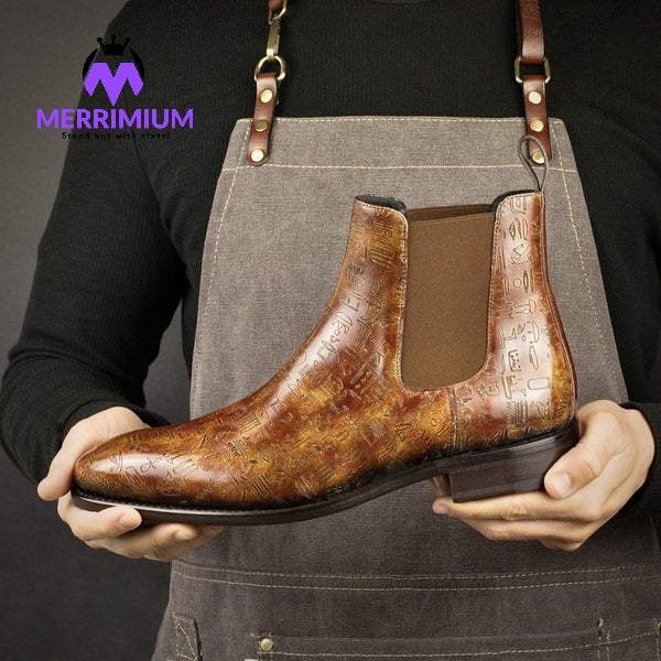 Chelsea Boot Goodyear welt Patina Egyptian Limited Edition-Wholesale - MERRIMIUM