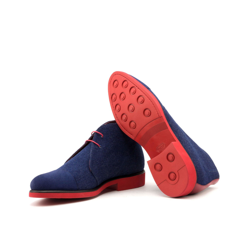 Chukka-Painted Full Grain, Kid Suede, Sartorial, Red, Blue 2-MERRIMIUM-WS