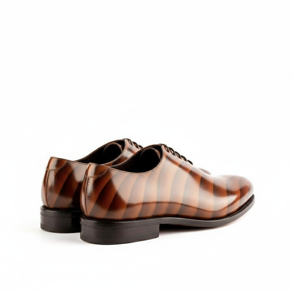 Men's Cognac Dune Patina Wholecut Goodyear Welt Shoes Limited Edition