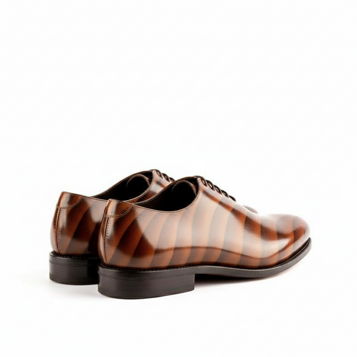 Men's Cognac Dune Patina Wholecut Goodyear Welt Shoes Limited Edition