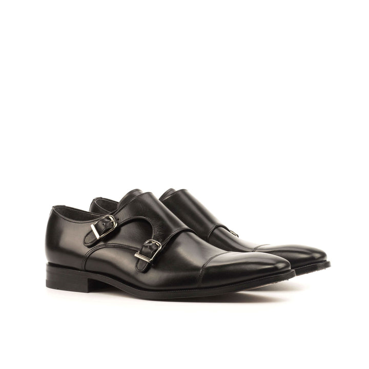 Double Monk-Box Calf, Black 3-MERRIMIUM