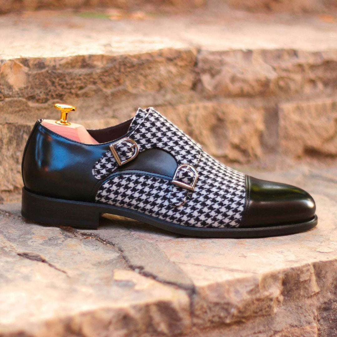 Double Monk-Box Calf, Sartorial, Black 1-MERRIMIUM-WS